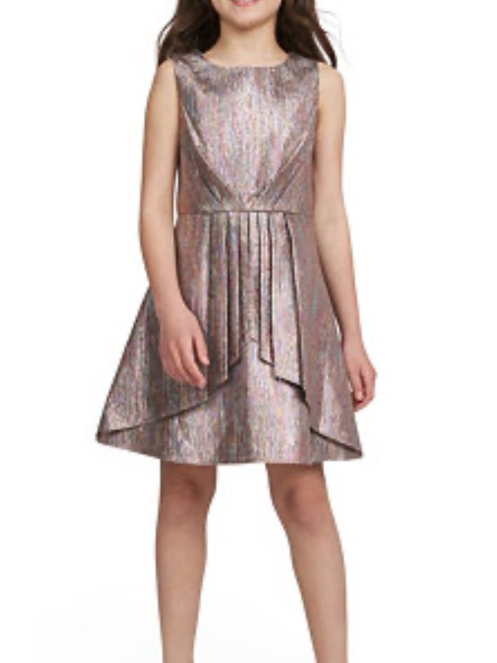 GB girls Metallic Party Dress with Shimmer size 6X